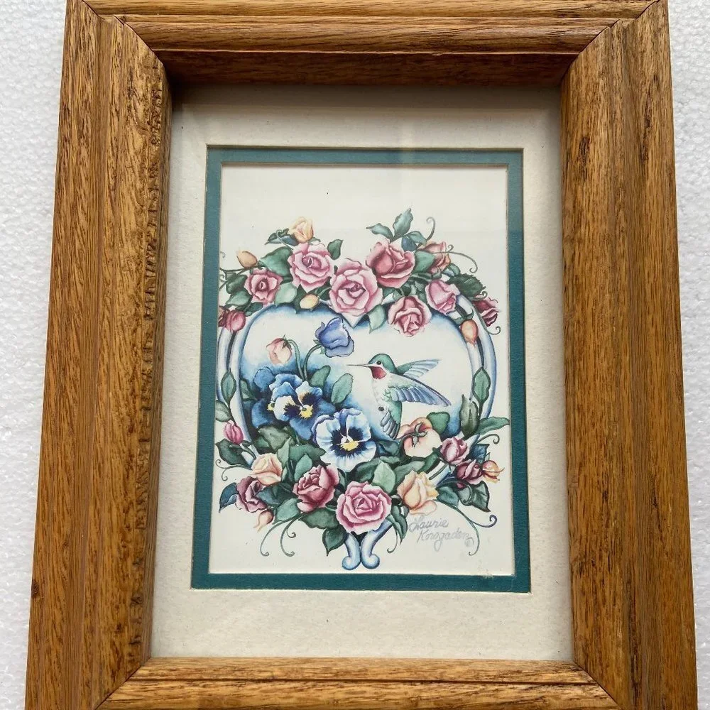 Vintage Picture Wood Frame Laurie Korogaden